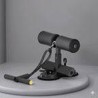 Suction Cup Sit-Up Assist Device, Abdominal Workout Trainer for Home Gym, Portable Abs Exercise Equipment with Non-Slip Base, Pe